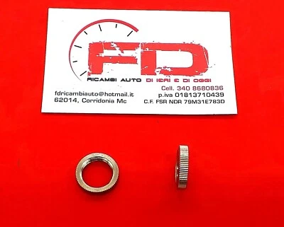 GHIERA CROMATA PER INTERRUTTORE FIAT 500 TIPO ORIGINALE - Immagine 1 di 4