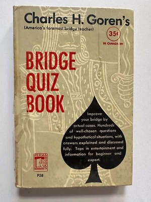 Charles H. Goren's Bridge Quiz Book by Charles H. Goren 1949 First Edition - Image 1 of 4