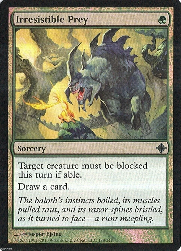 MTG - Rise of the Eldrazi - Irresistible Prey - Foil - NM - Image 1 of 1