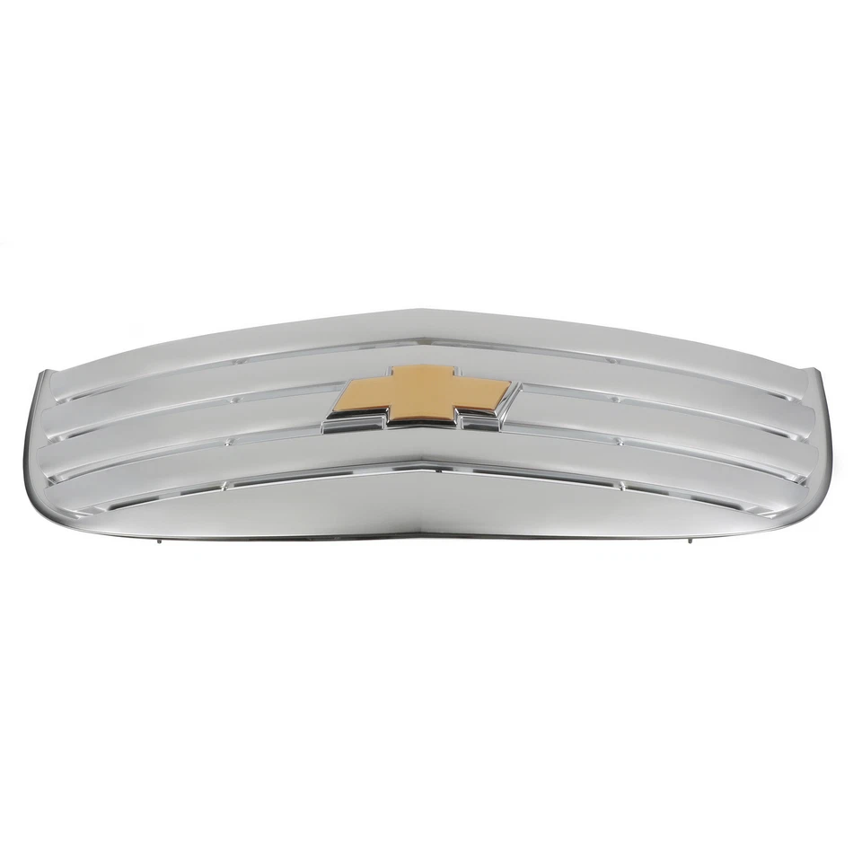 Conjunto de rejilla de parachoques delantero cromado con pajarita dorada OEM NUEVO 06-11 HHR 20836147 Foto 1 de 3