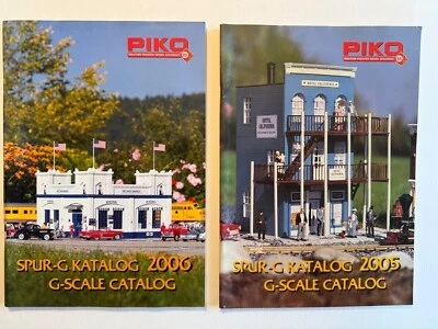 Lot of 2 PIKO G-SCALE MODEL BUILDINGS Catalogs 2005 & 2006 Spur-G - Image 1 of 4
