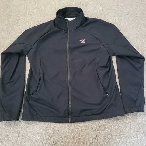 Columbia University of Washington Women's Jacket Size XL Black Cover