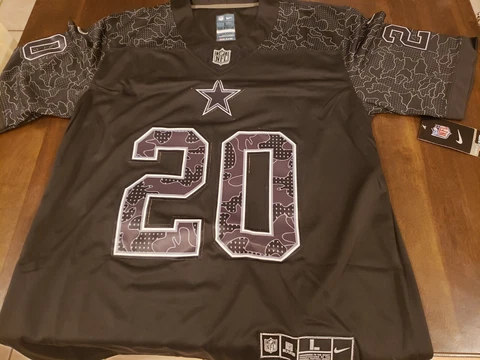 Dallas Cowboys Pollard #20  Black RFLCTV NFL Alternate Jersey LARGE Cover