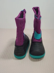 Kamik Girls' JETWP Purple Snow Boots - Size 11 Youth - Picture 1 of 13