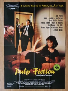 Quentin Tarantino PULP FICTION scarce German 2-sheet poster 1994 Travolta - Picture 1 of 1
