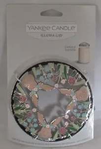 Yankee Candle Illuma-Lid Candle Jar Topper J/T Easter Spring BUNNIES and FLOWERS - Picture 1 of 4