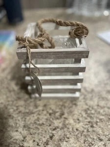 Weathered Candle Holder Lantern By CKK Home Decor - Picture 1 of 5
