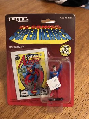 Figura de metal fundido a presión Ertl Super Heroes Superman (1990) de DC Comics Foto 1 de 2