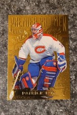 PATRICK ROY/CANADIENS 1994-95 Ultra PREMIER PAD MEN Insert Card #6 - NM+