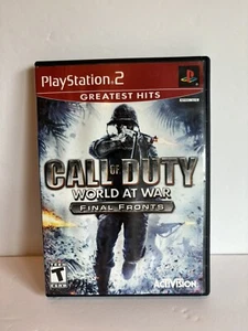 Call Of Duty World At War Final Fronts (Sony Playstation 2 2008) PS2 Tested - Picture 1 of 3