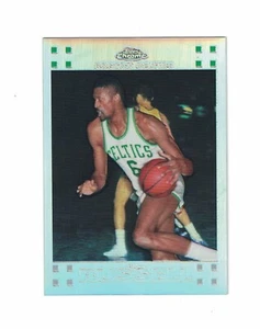 2007-08 Bill Russell Topps Chrome Refractor 198/999 - Picture 1 of 2