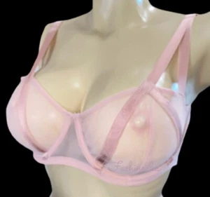 Victoria's Secret Luxe sehr sexy Balconette ungefütterter Bügel BH Demure Pink - Bild 1 von 3