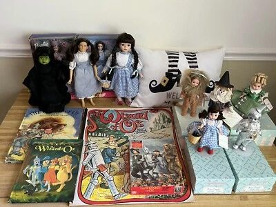HUGE WIZARD OF OZ DOLL COLLECTION Wicked Dorothy Barbie Madame Alexander RARE - Image 1 of 4