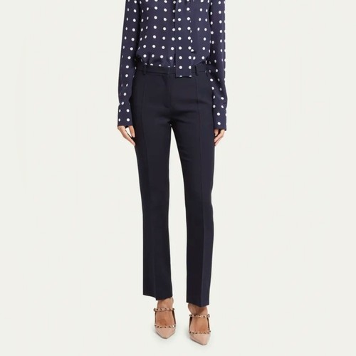 Pantalone Valentino $1.900 slim fit in lana nero taglia 44 o US8 NUOVO