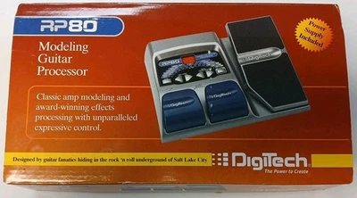 DigiTech RP80 Multi Effects Pedal Modeling Guitar Processor with power supply  - Image 1 of 4