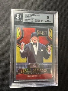 2022 PRIZM WWE GOLD /10 REFRACTOR HALL OF FAME #17 SELECT HULK HOGAN BGS 9 - Picture 1 of 2
