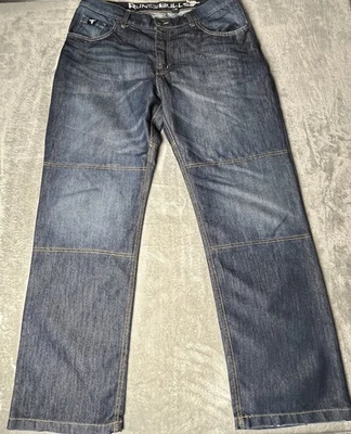 Speed Strength 牛仔裤 38x32 Kevlar 骑行跑带公牛二手状况完好 — 第 1/4 张图片