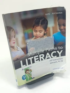 Multiple Paths to Literacy Gipe Richards 9th Paperback - Foto 1 di 7