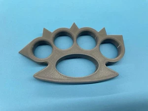 3D Printed Plastic Brass Knuckles Gag ⚠️Gift Toy⚠️ Knuckles Prop Souvenir - Picture 1 of 1