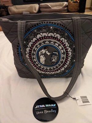 STAR WARS SMALL VERA BRADLEY TOTE BAG Far Far Away - Princess Leia - NWT - Image 1 of 4