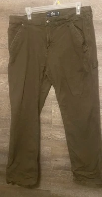 Men’s Hollister, Gray Khaki Color Pants Size 36x32 - Image 1 of 3