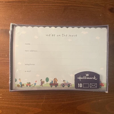 Sello Nueva Dirección Tarjetas Anuncio We're On The Move Caja De 10 Tarjetas Nuevo Foto 1 de 2