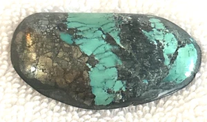 Vintage Navajo Türkis SPINNENNETZ JUWEL NEVADA MINE CAB aus Indianerreservat ANSEHEN! - Bild 1 von 8