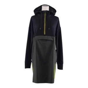 Vestido con Capucha Gorp Athleta Híbrido Radiante Para Mujer Mediano Negro Gris TekTerry Nuevo con Etiquetas - Imagen 1 de 17