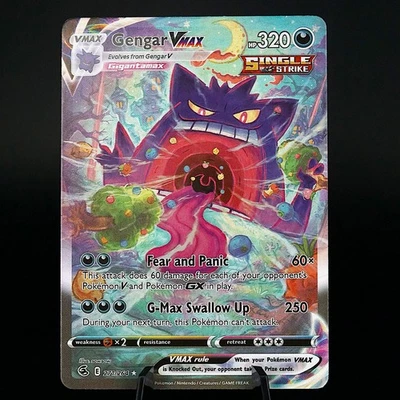 [ART CARD] Gengar VMAX 271 Holo CUSTOM-High Quality Texture *READ DESCRIPTION* - Image 1 of 4