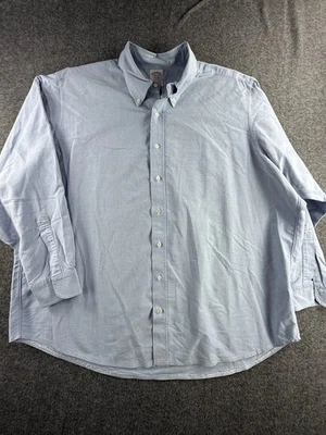 Brooks Brothers 18.5x35 Made in USA Makers & Merchants Oxford Shirt Supima - Image 1 of 4