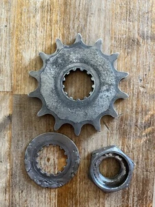 1970 1971 Yamaha RT1 RT1MX RT360 RT 360 Countershaft Sprocket 14T Same Day Ship - Foto 1 di 1