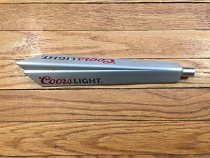 Coors Light Grifo Cerveza Manillar Barra Kegerator Lote Tirar Plata 12" - Imagen 1 de 3