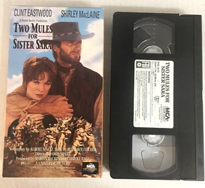 Two Mules for Sister Sara VHS tape Ships Free Same Day With Tracking - Picture 1 of 2