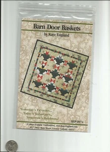 Cestini porta fienile BOM QUILTING PATTERN di Kaye England - Foto 1 di 1
