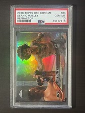 2018 Topps Chrome UFC Sean O'Malley Refractor Rookie RC #84 PSA 10 GEM MINT
