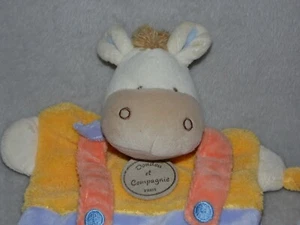 Doudou et Compagnie horse comforter soft toy orange puppet blankie - Picture 1 of 6