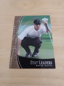 2001 Upper Deck Stat Leaders Golf Card #SL12 David Duval $$$ - Picture 1 of 2