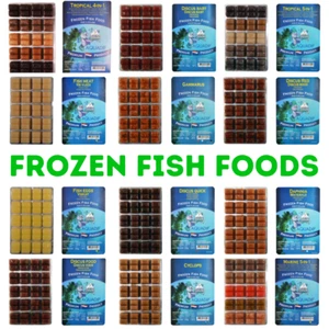 Frozen Fish Food Tropical Marine Bloodworm Brine Shrimp Aquadip Cichlid Discus - Picture 1 of 44