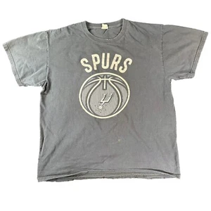 Camiseta de baloncesto vintage de los San Antonio Spurs Gildan negra 100 % algodón XL NBA deportiva - Imagen 1 de 7