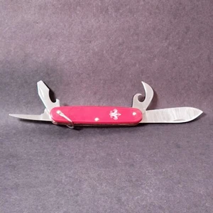 Vintage Imperial Boy Scouts America Official Red Pocket Camp Knife  - Bild 1 von 13