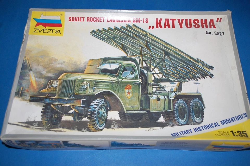 Zvezda 3521 - Soviet Rocket Launcher BM-13 Katyusha  scala 1/35 - Immagine 1 di 1