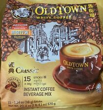 (4) Old Town 3-In-1 Instant Classic White Coffee 15 Sticks x 38g ( Pack of 4 )