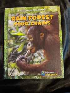 Rain Forest Food Chains Hardcover Heidi Moore - Imagen 1 de 4