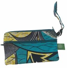 Timbalicrafts Small Travel Wristlet Purse Colorful Fabric