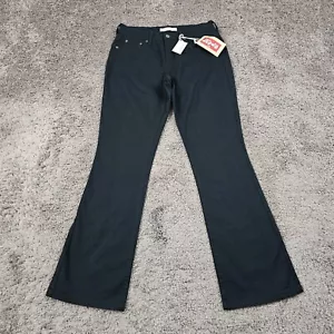 Levis 515 Jeans Womens 6 M Black Boot Cut Mid Rise Denim Stretch 28x31 - Picture 1 of 12