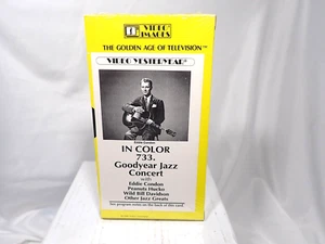 Still Sealed! Video Images Yesteryear 733 Goodyear Jazz Concert VHS Eddie Condon - Picture 1 of 4