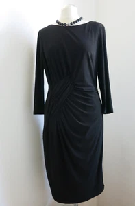 ADRIANNA PAPELL "Das Kleine Schwarze" Edles Etuikleid schwarz 44 eher 40/42 TOLL - Bild 1 von 10