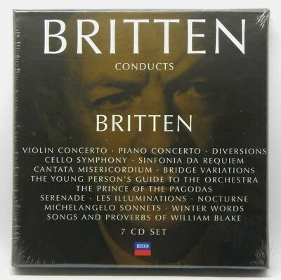 Benjamin Britten Conducts Britten ~ NEW 7-CD Box Set (Nov-2006, Decca) - Image 1 of 4