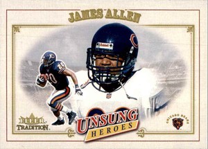 2001 Fleer Tradition James Allen Football Cards #338