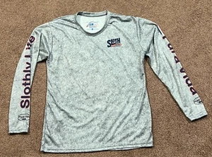 Sloth Pura Vida Costa Rica Shirt LS Men's Size M UPF Protection "Slothy Life" - Picture 1 of 7
